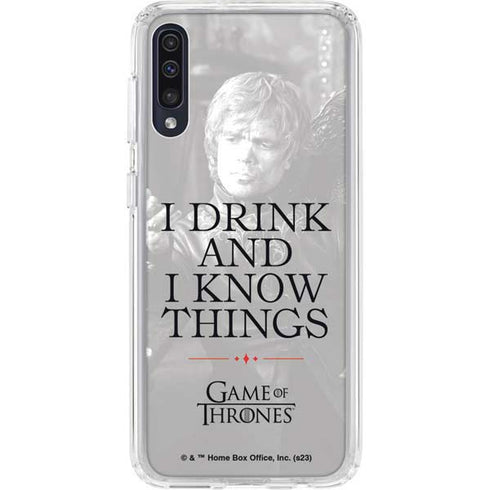 Game of Thrones: Tyrion Lannister Quote Galaxy A50 Clear Case
